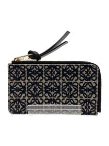 LOEWE◆JACQUARD COIN CARDHOLDER/IVO/総柄/レディース/C604Z40X02