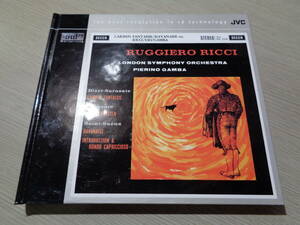 ルッジェーロ・リッチ,RUGGIERO RICCI,PIERINO GAMBA/CARMEN FANTAISIE,HAVANAISE etc.(JVC/DECCA:JVCXR-0227-2 24BIT AUDIOPHILE xrcd24