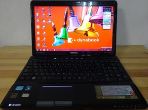 東芝 ノートパソコン dynabook T551/58BB/Core i7-2630QM 2.0GHz/8GB/500GB/BD/中古特価良品