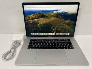 （訳あり）Apple Macbook Pro 2018 / Core i7 2.6GHz / 16GB / 512GB / 15.4インチ シルバー、A1990 動作確認済み