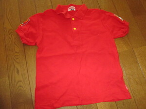 120　miki HOUSEミキハウス　赤ポロシャツ