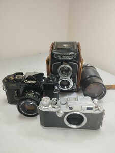 【リサイクル】 Canon F-1 MINOLTA AUTOCORD canon camera company canon FD200mm 4 フィルムカメラまとめてジャンク品 1円スタート骨董品