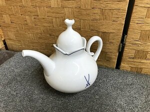 SVG34361大 ★美品★ MEISSEN 双剣マーク オーキッドシェイプ ティーポット 直接お渡し歓迎