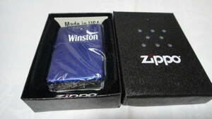 ☆懸賞ZIPPO【WINSTON】未使用保管品・ブルー☆