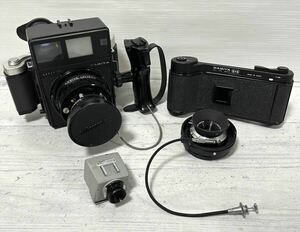 ■希少レア■ MAMIYA PRESS SUPER 23 中判カメラ 65mm FINDER レンズ アダプター マミヤ 本体 カメラ アンティークカメラ レトロ ジャンク