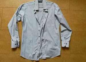新社会人洗い替え用Yシャツ長袖シャツ41-86or41-84スリムモデル青系