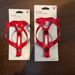 Bontrager Pro Carbon Bottle Cage - viper red(ボントレガー プロ カーボン ボトルゲージ バイパーレッド/赤)新品未使用