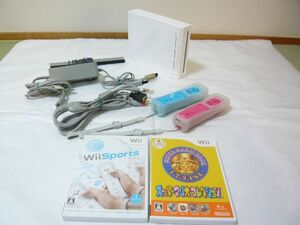 ■ Wii White リモコン2個 ゲームソフト2本 スーパーマリオコレクション ■
