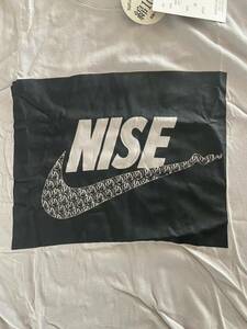 Tシャツ 半袖Tシャツ グレー　パロディ　NISE