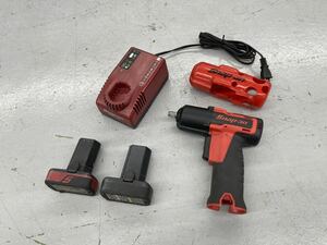 snap-on 3/8 電動インパクト CT761A バッテリー×2 充電器付　コードレス　充電式 電動ツール　インパクトレンチ　スナップオン 