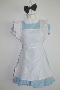 ◆コスプレ衣装　メイド服　ブルー　Ｍ　未使用品　602-01
