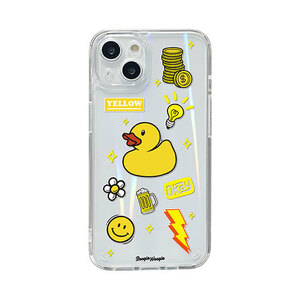 BOOGIE WOOGIE ブギウギ オーロラケース for iPhone 13 Yellow BW22001i13YL