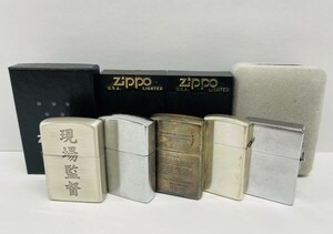 D226-O15-3832 ▲■ ZIPPO ジッポー オイルライター 喫煙具 喫煙グッズ まとめ売り 5点セット