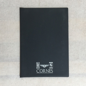 【希少】未使用保管品 CORNES コーンズ 純正 車検証ケース サイズ約25×17cm　ロールスロイス / ベントレー / フェラーリ コーンズ正規品