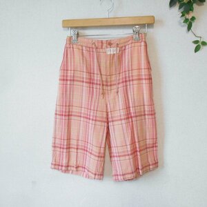 ピンクハウス PINK HOUSE ハーフ パンツ レディース チェック 柄 夏