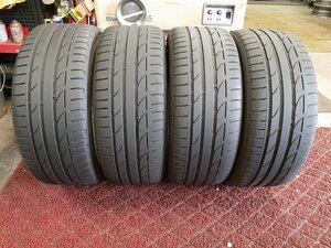 DF5455■225/40R19 93W　4本価格　BRIDGESTONE POTENZA S001　送料無料 夏 ’19年 7.5分山 RX-8 レヴォーグ ベンツ ボルボ VW