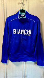 【送料無料】ビアンキ Bianchi 長袖サイクルジャージ 青 Mサイズ