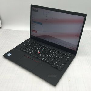 Lenovo ThinkPad X1 Carbon 20QE-S0410V Core i7 8665U 1.90GHz/16GB/256GB(NVMe) 〔B0809〕