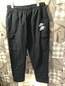 NIKE ナイキ NSW WTOUR WOVEN CARGO PANTS カーゴパンツ DD0887-010 サイズL ブラック　FK