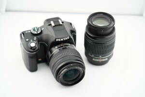 Pentax デジタル一眼レフカメラ K-m ダブルズームキット 18-55mm 3.5-5.6 + 50-200mm 4-5.6 セット