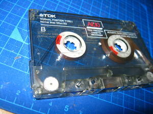 使用済み　中古　 カセットテープ　TDK　AE10　Type1　ノーマル　10分 1本 　爪あり　　No.9528　