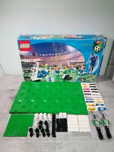 ジャンク品　欠品あり　レゴブロック　サッカースタジアム3409　LEGO　レゴ　レトロ