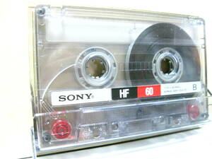 使用済み　中古　カセットテープ　SONY　HF60　Type1　ノーマル　60分　1本　爪あり　No735　