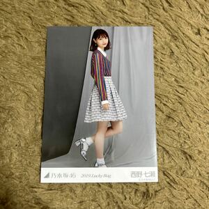 乃木坂46 西野七瀬 生写真 2019.Lucky Bag ヒキ 1枚