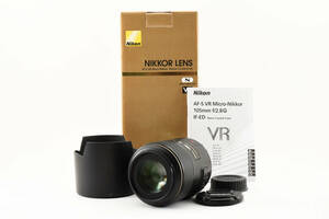 ★☆【動作美品！】 #2126102 Nikon AF-S VR Micro-Nikkor 105mm F2.8G IF-ED カメラレンズ☆★