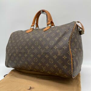 ルイヴィトン ボストンバッグ モノグラム スピーディ30 M41526 ハンドバッグ トラベルバッグ LOUIS VUITTON ブラウン PVC ヌメ革 南京錠