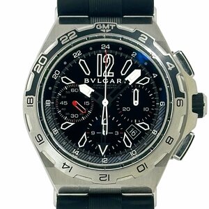 値下げ BVLGARI ブルガリ DP45STVCH/GMT Diagono X-Pro Chronograph ディアゴノ クロノグラフ ブラック 自動巻き