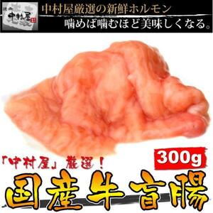 「1円」【10数】国産牛盲腸300g(焼肉、もつ鍋)