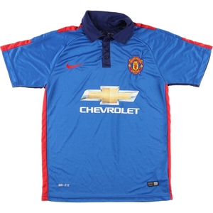 古着 ナイキ NIKE MANCHESTER UNITED マンチェスターユナイテッド サッカーユニフォーム ゲームシャツ メンズS /eaa444543