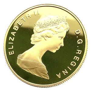 カナダ 100ドル金貨 1986年 17g K21.6 コレクション イエローゴールド 