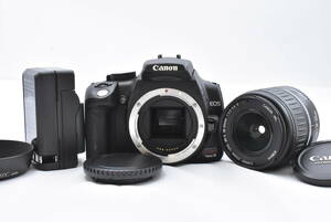 Canon キャノン EOS Kiss Digital N ボディ EF-S 18-55mm F3.5-5.6 II USM レンズ (t5720)