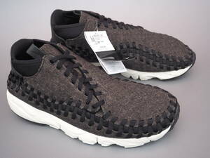 デッド!! 新品 16年 28.5cm NIKE AIR FOOTSCAPE WOVEN CHUKKA SE 黒グレー 857874-001 エア フットスケープ ウーブン チャッカ