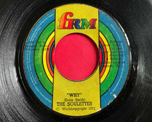 THE SOULETTES / WHY REGGAE 45 レア盤　試聴