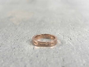 TIFFANY&Co. ティファニー リング 1837 ルベドメタル ピンクゴールド 2012年限定 アクセサリー 指輪