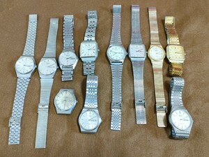VINTAGE SEIKO, CITIZEN アナログ腕時計まとめ売り11個