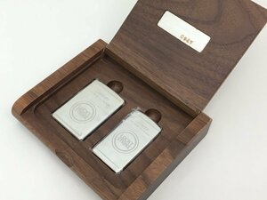 Zippo LUCKY STRIKE LIMITED EDITION オイルライター 1998年製 2点 セット 木箱付き 現状渡し 中古【UW040606】