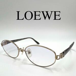 LOEWE ロエベ メガネ 眼鏡 度入り VLW399J アナグラム 保存袋付き