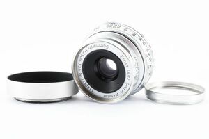 完動良品 Leica Summaron-M f=3.5cm 1:3.5 MF Lens 単焦点 レンズ ライカ ズマロン 35mm M Mount 社外フード,保護フィルター付 ※1 #0826