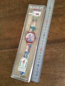 当時物 珍品 レア 90s SWATCH MusiCall 腕時計 スウォッチ SWISS MADE paulo mendonca スイス製 ブランド ビンテージ レトロ デザイン 