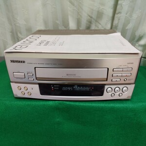 音出し動作品【KENWOODカセットデッキX-H9G】メンテ、ベルト/ピンチローラー交換、再録良好、取説付き、ケンウッド