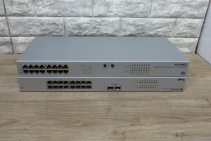 ★≪中古品≫Planex 16port Gigabit FXG-16 2種 [t23120420]