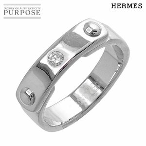 エルメス HERMES トゥーユー #53 リング ダイヤ 1P ホワイトゴールド 750 指輪 To You Diamond Ring 90210644
