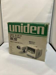 動作未確認　uniden ユニデン　VM-200 ビデオ／オーディオモニターシステム　監視カメラ　防犯カメラ