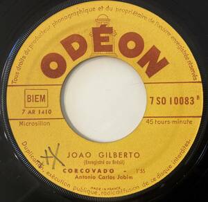 Joao Gilberto★『Corcovado / Maria Ninguem』★Antonio Carlos Jobim, Carlos Lyra★Bossa Nova, Brazil★45 EP 7inch