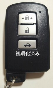 初期化済トヨタ純正スマートキー 3ボタンクラウン210系基盤番号281451-0020 新品電池サービス⑰