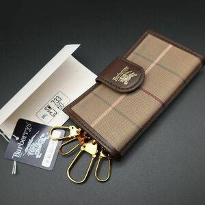 正規品 バーバリー Burberry 4連キーケース 4-Slot Key Case ノバチェック Nova Check タグ付き新品 New with tag Authentic